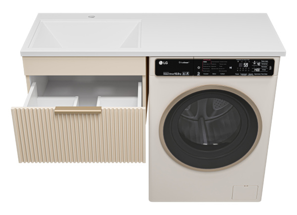 Тумба с раковиной под стиральную машину Brevita Enfida УТ000016094